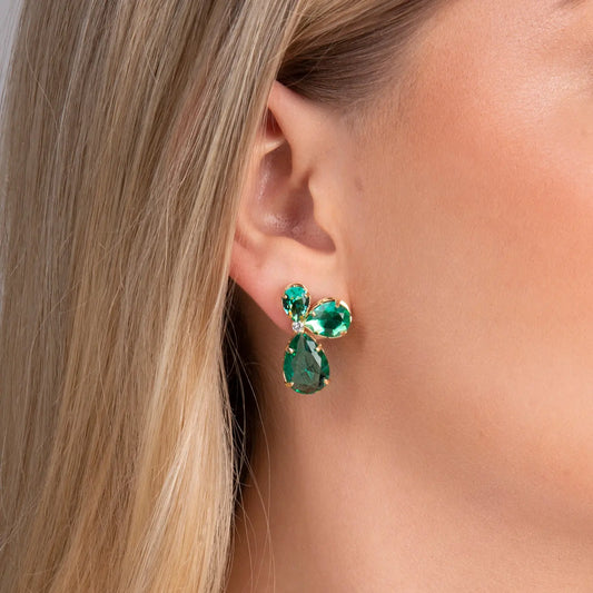 Teardrop Cluster Earrings CHIC In Brazil