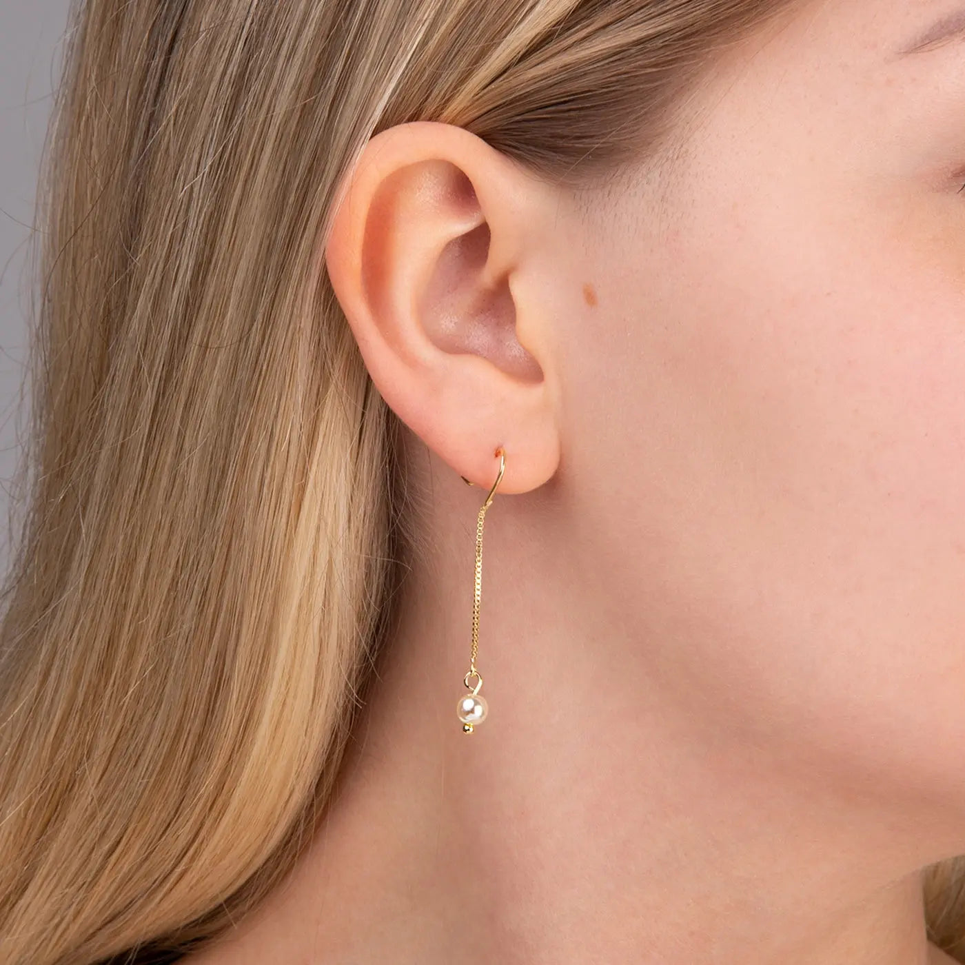 Luz Pearl Threader Earrings CHIC In Brazil