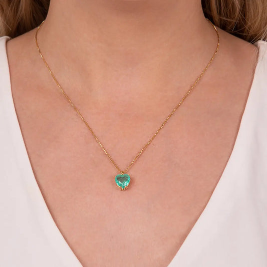 Heart Pendant Necklace CHIC In Brazil