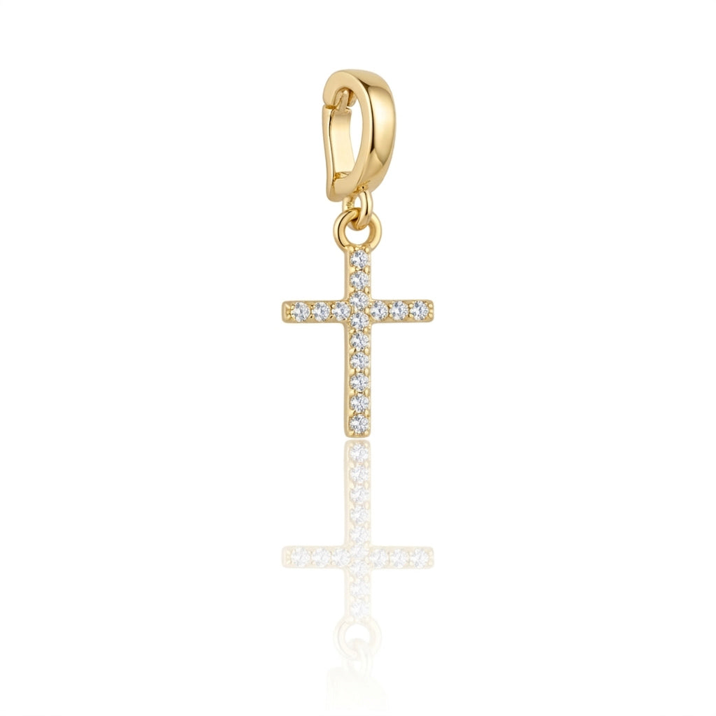 Celestial Cross Gemstone Charm CHIC