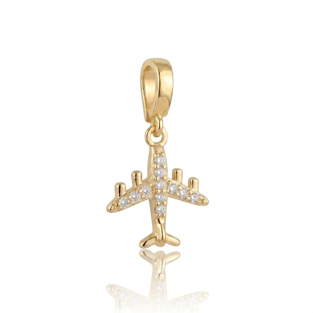 Pavé Airplane Charm CHIC