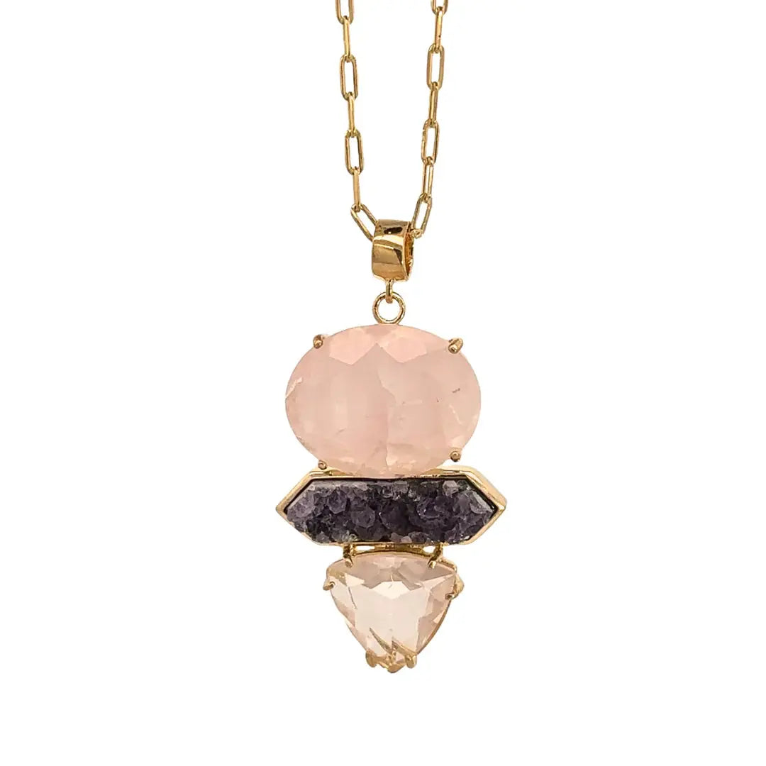 Amethyst Horizon Necklace CHIC In Brazil