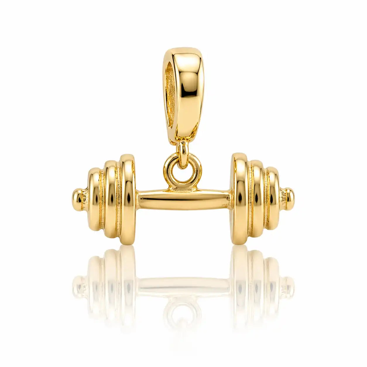 Power Lift Barbell Charm CHIC Jewelry