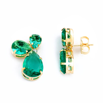 Teardrop Cluster Earrings CHIC In Brazil