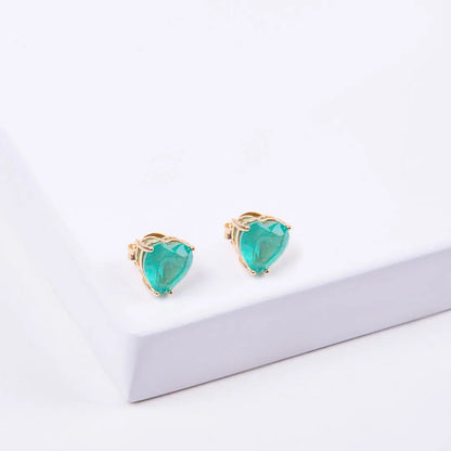 Heart Stud Earrings CHIC In Brazil