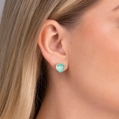 Heart Stud Earrings CHIC In Brazil