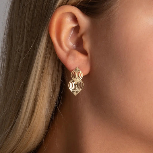 Luz Dourada Earrings CHIC In Brazil