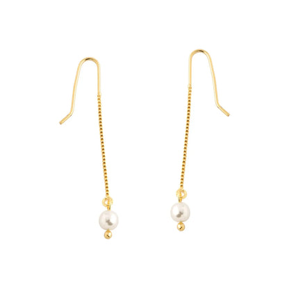 Luz Pearl Threader Earrings CHIC In Brazil
