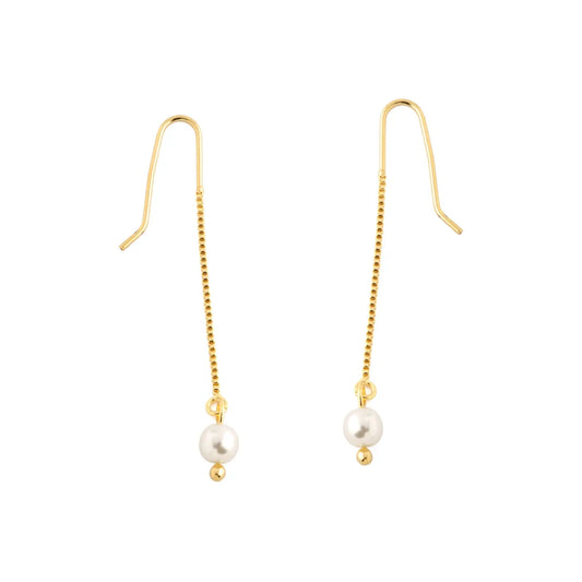 Luz Pearl Threader Earrings CHIC In Brazil