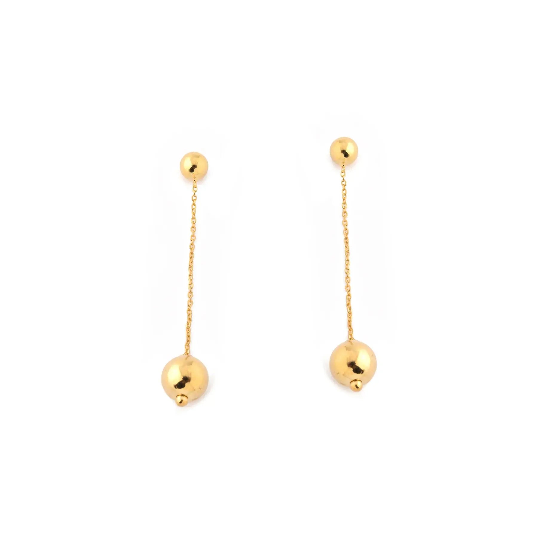 Ouro Sphere Mini Drop Earrings CHIC In Brazil