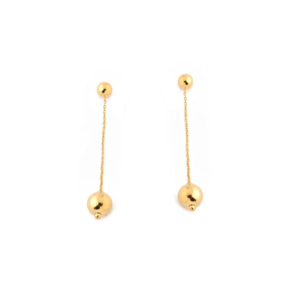 Ouro Sphere Mini Drop Earrings CHIC In Brazil