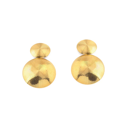 Luna Duo Disc Earrings CHIC In Brazil