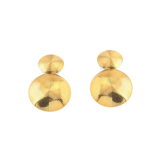 Luna Duo Disc Earrings CHIC In Brazil
