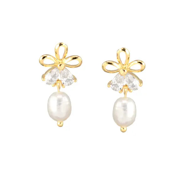 Bow Pearl Earrings CHIC In Brazil