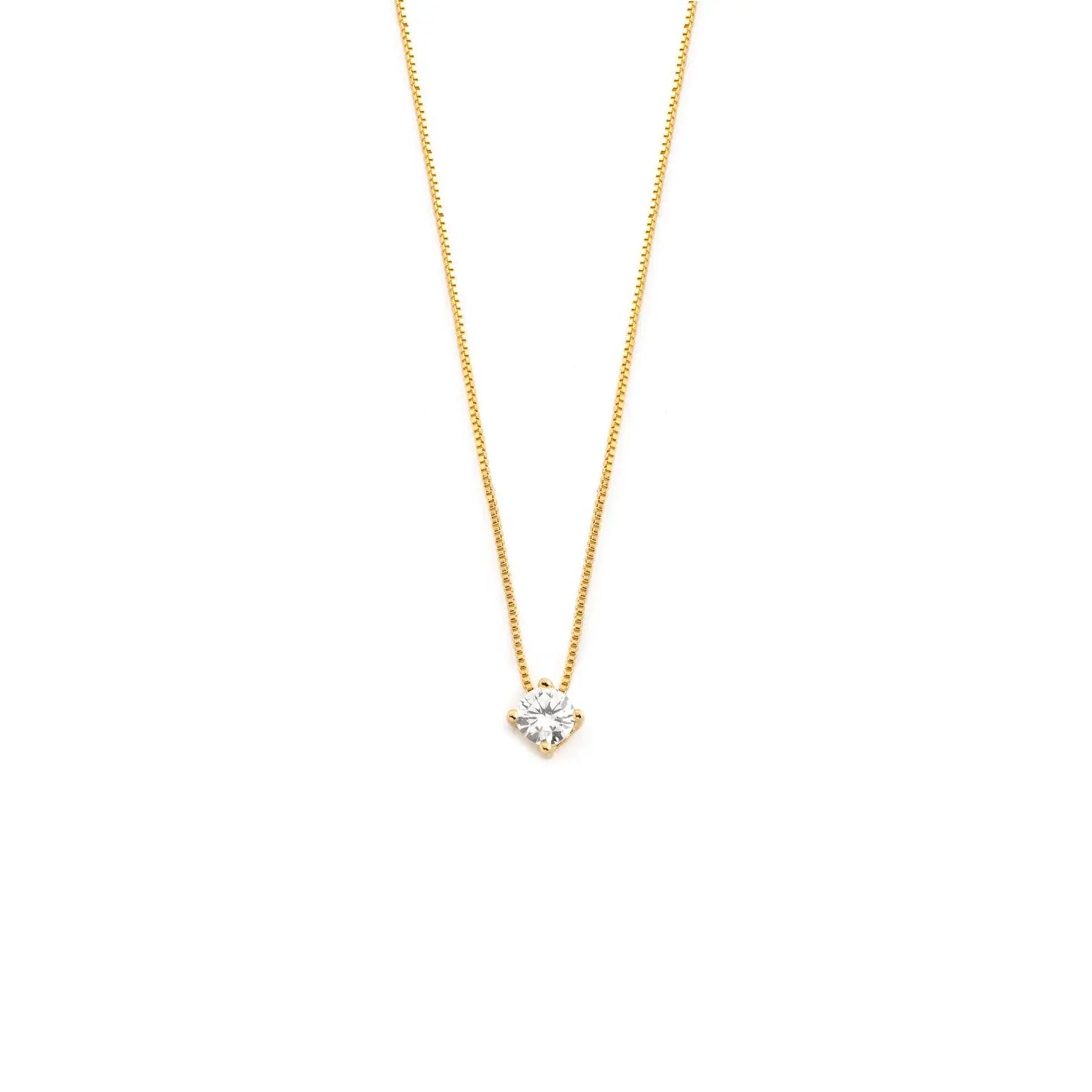 Crystal Solitaire Necklace CHIC In Brazil