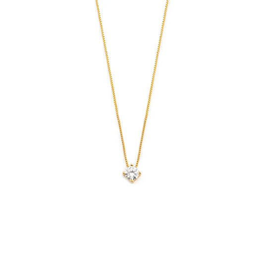 Crystal Solitaire Necklace CHIC In Brazil