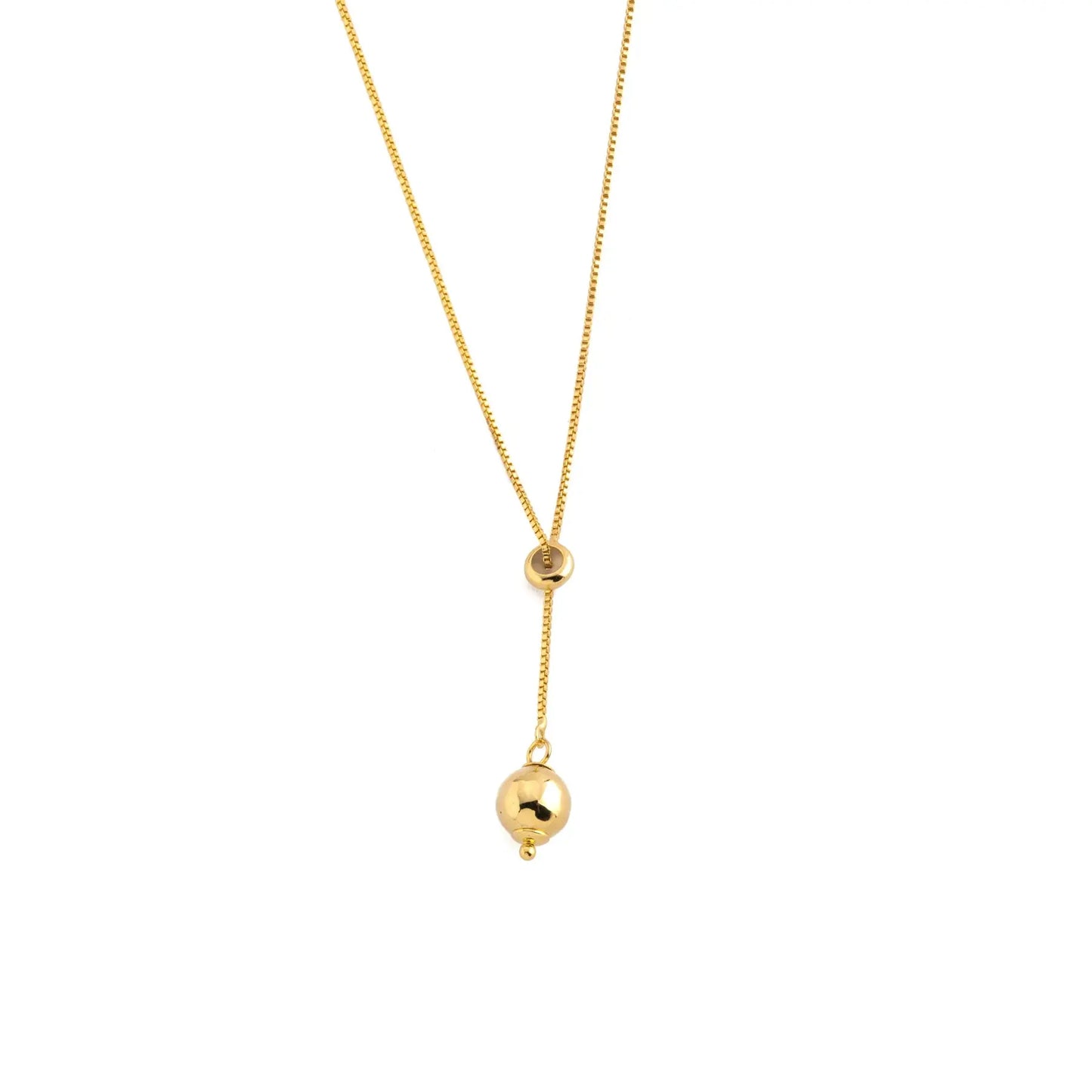 Ouro Sphere Lariat Necklace CHIC In Brazil