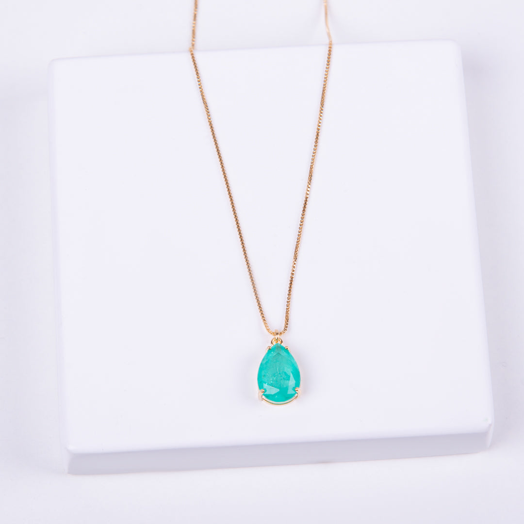 Teardrop Pendant Necklace