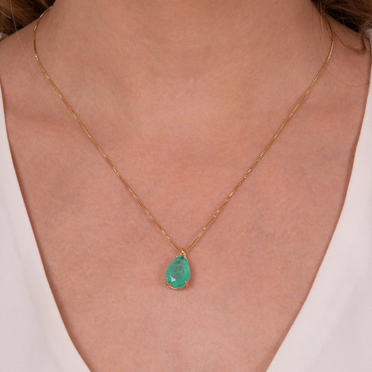 Teardrop Pendant Necklace