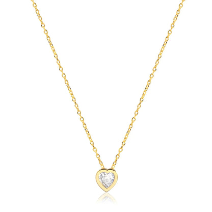Crystal Heart Necklace CHIC In Brazil
