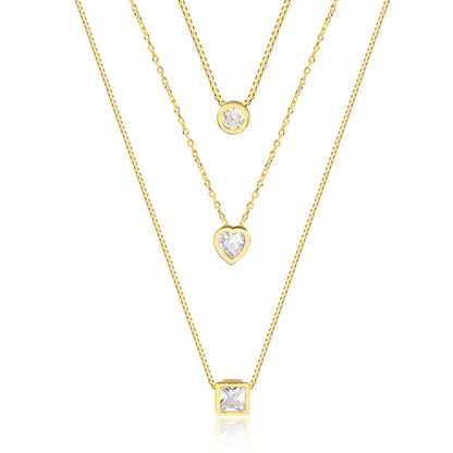 Radiant Trio Necklace CHIC In Brazil