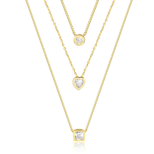 Radiant Trio Necklace CHIC In Brazil