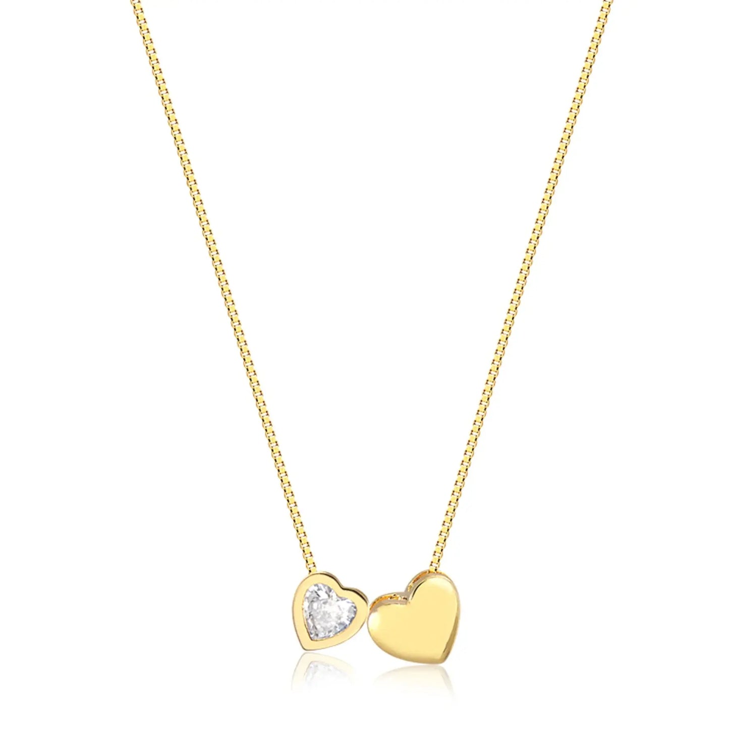 Duo Heart Necklace CHIC In Brazil
