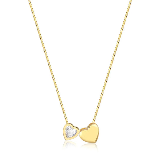 Duo Heart Necklace CHIC In Brazil
