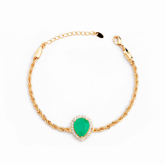 Halo Teardrop Bracelet