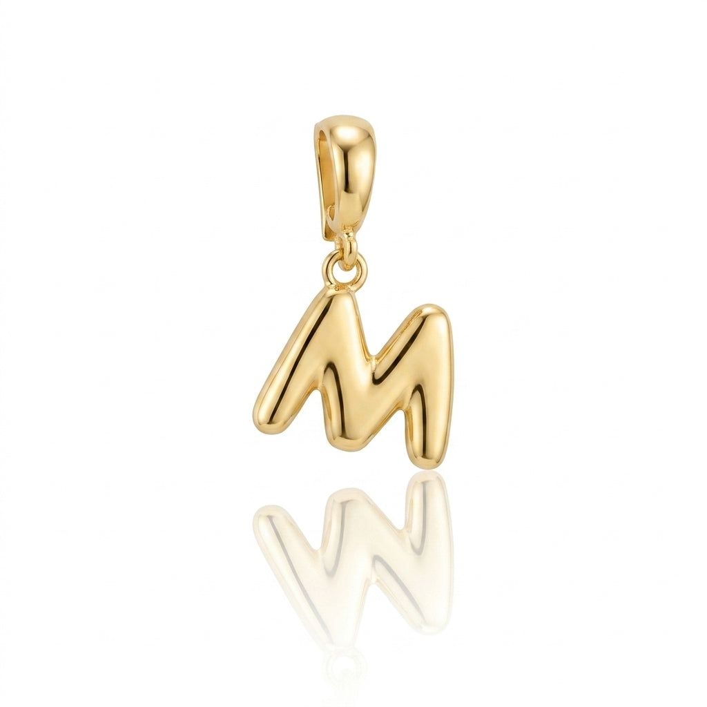 Puffy Letter M Charm CHIC