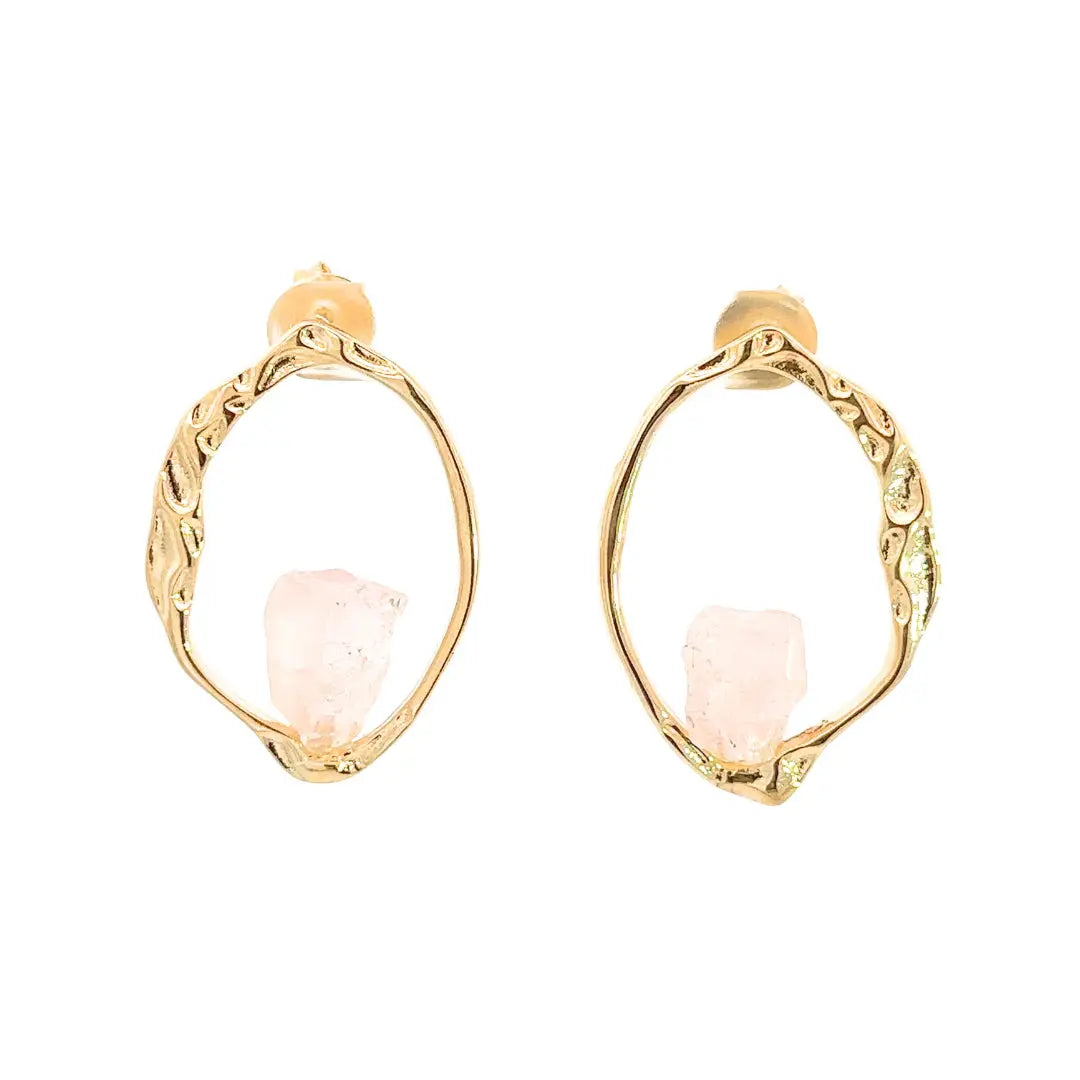 Organic Stone Earrings CHIC In Brazil