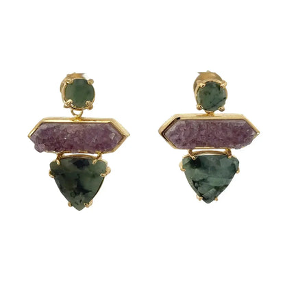 Amethyst Horizon Earrings CHIC In Brazil