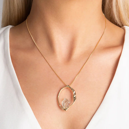 Organic Stone Necklace CHIC In Brazil