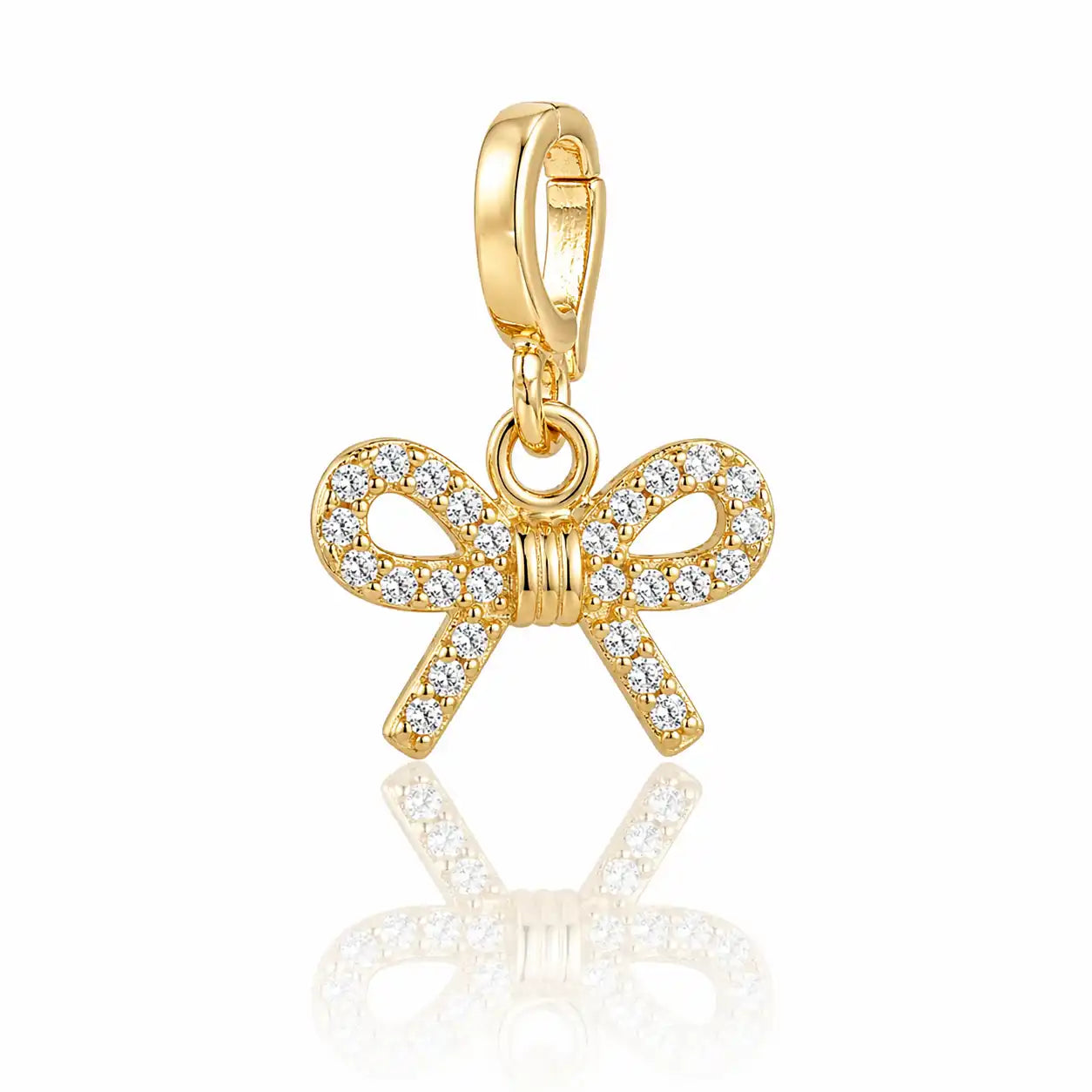 Brilliance Bow Pavé Charm CHIC In Brazil