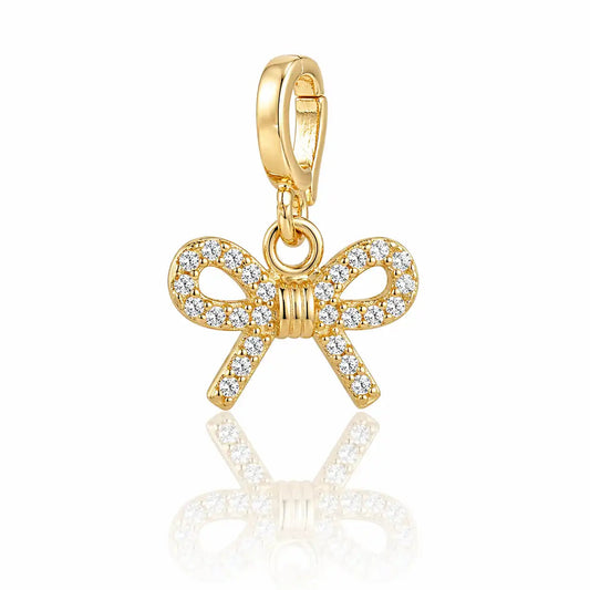 Brilliance Bow Pavé Charm CHIC In Brazil