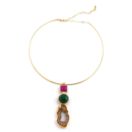 Agate Trio Statement Choker CHIC In Brazil