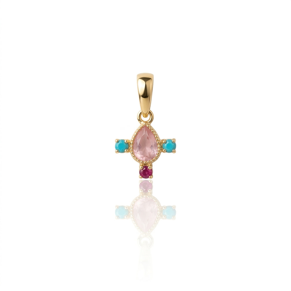 Vintage Multi-Stone Charm CHIC