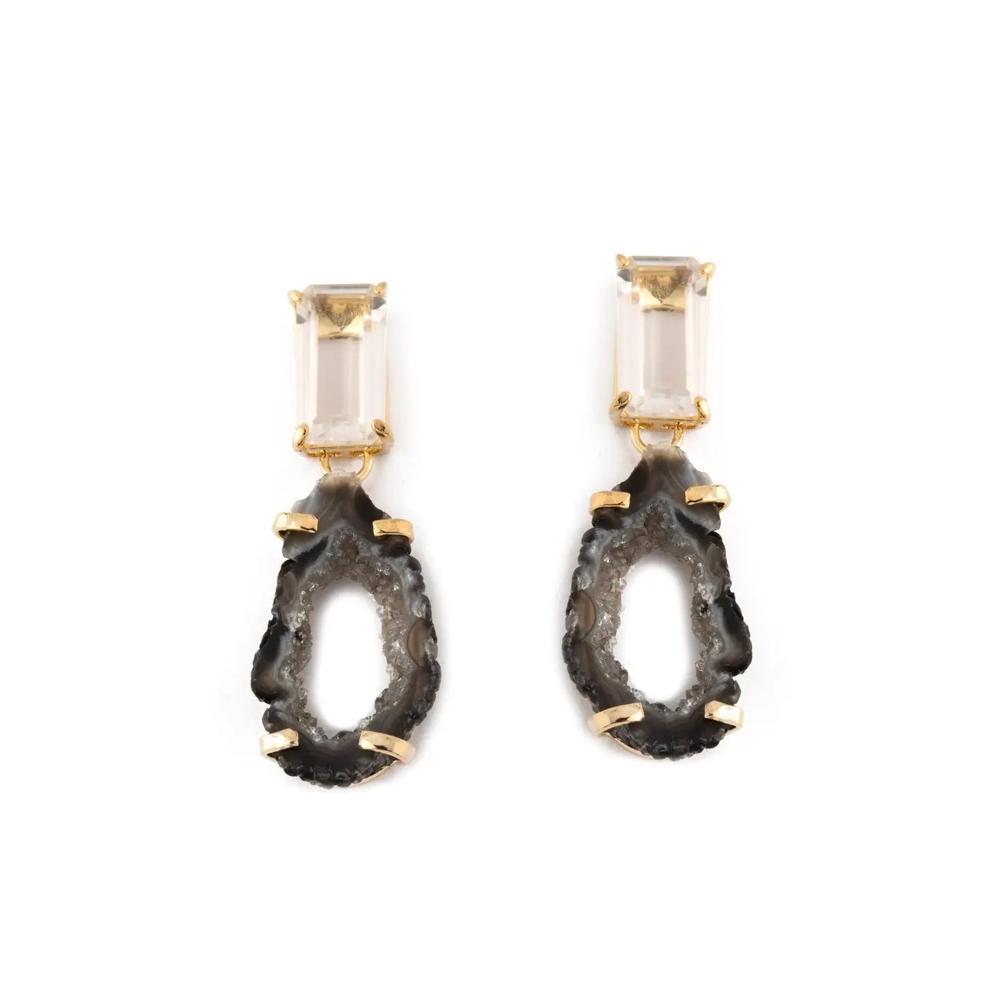Agate Slice Earrings CHIC In Brazil