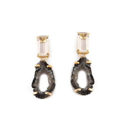 Agate Slice Earrings CHIC In Brazil